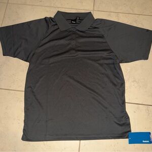 Men's XL Reebok Charcoal PlayDry Performance Polo - New With Tags NWT